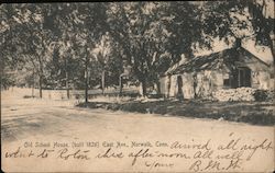 Old School House (built 1826) East Ave Norwalk, CT Postcard Postcard Postcard