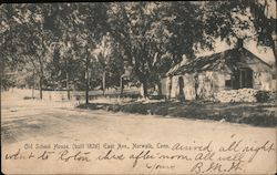 Old School House (built 1826) East Ave Postcard