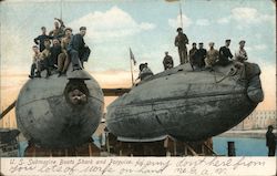 U.S. Submarine Boats Shark and Porpoise Navy Postcard Postcard Postcard