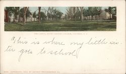 The Campus, South Caroline College Postcard