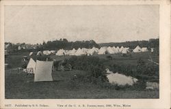 View of the G.A.R. Encampment Postcard