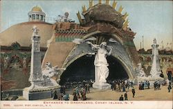 Entrance to Dreamland Postcard