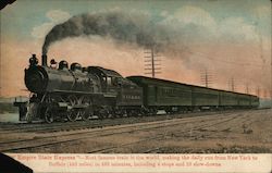 "Empire State Express" Locomotives Postcard Postcard Postcard