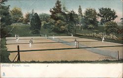 West Point, Tennis Postcard