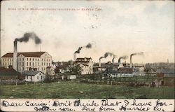 Some of the Manufacturing Industries of Beaver Dam Postcard