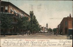 Milwaukee Street Postcard