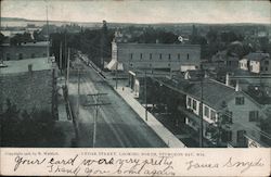 Cedar Street, Looking North Postcard