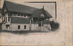 Public Library Postcard