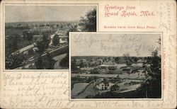 Scenes from John Ball Park Grand Rapids, MI Postcard Postcard Postcard