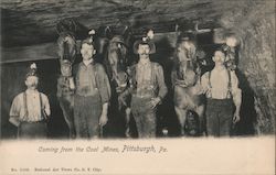 Coming from the Coal Mines Postcard
