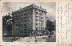 Masonic Temple McKeesport, PA Postcard Postcard Postcard