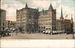 View of Centre Square Postcard