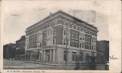 First National Bank Postcard