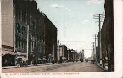Pacific Avenue Looking North Postcard