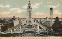 General View of Dreamland Coney Island, NY Postcard Postcard Postcard