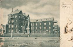 Paterson General Hospital New Jersey Postcard Postcard Postcard