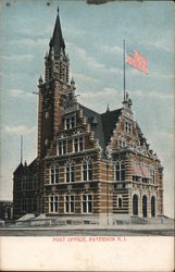 Post Office Paterson, NJ Postcard Postcard Postcard