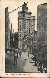 Wall Street New York, NY Postcard Postcard Postcard
