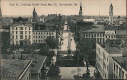 Bull St., Looking South from Bay St. Postcard