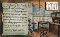 A Place for Everything - Listmann Furniture Co. Postcard