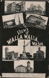 Views of Walla Walla, Wash. Washington Postcard Postcard Postcard