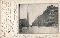Riverdale Avenue, East from Post Street Postcard