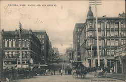 Pacific Ave. and Ninth St. Tacoma, WA Postcard Postcard Postcard