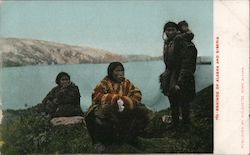 Eskimos of Alaska and Siberia Postcard