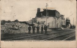 Santa Rosa Flour Mill After Earthquake, April 16, 1906 Postcard
