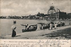 Pleasure Boats on Wesley Lake Postcard