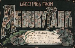 Greetings from Asbury Park Postcard