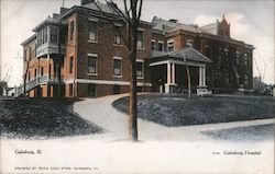 Galesburg Hospital Postcard
