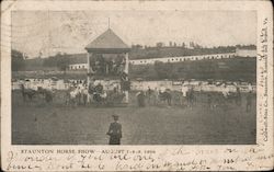 Staunton Horse Show Postcard
