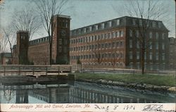 Androscoggin Mill and Canal Postcard