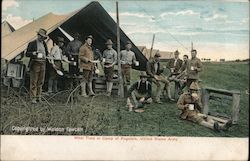 Meal Time at Camp o Regulars, United States Army Postcard Postcard Postcard