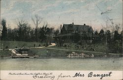 Pavilliion 7 Boat House Peoria, IL Postcard Postcard Postcard