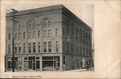 Masonic Temple Marion, OH Postcard Postcard Postcard