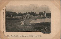 The Bridge at Daheim Millbrook, NY Postcard Postcard Postcard