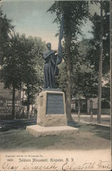 Soldiers Monument Postcard