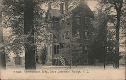 Administration Bldg., Shaw University Postcard