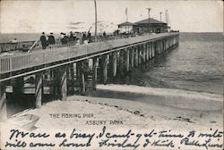 The Fishing Pier Asbury Park, NJ Postcard Postcard Postcard