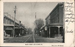 Main Street Kutztown, PA Postcard Postcard Postcard