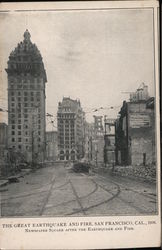 The Great Earthquake and Fire Postcard