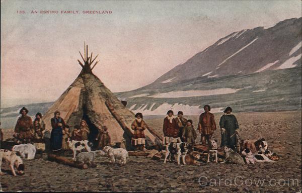 An Eskimo Family, Greenland