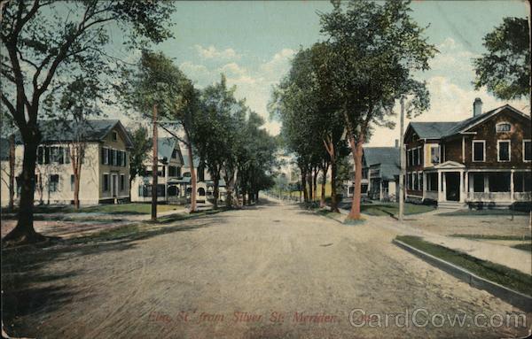 Elm Street from Silver Street Meriden Connecticut