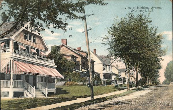 View of Highland Avenue Northport New York