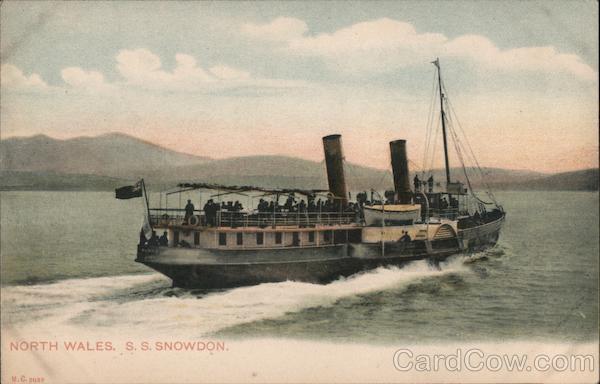 North Wales, S.S. Snowdon Steamers