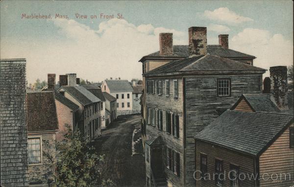 View on Front St. Marblehead Massachusetts