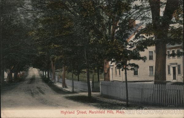 Highland Street Marshfield Hills Massachusetts