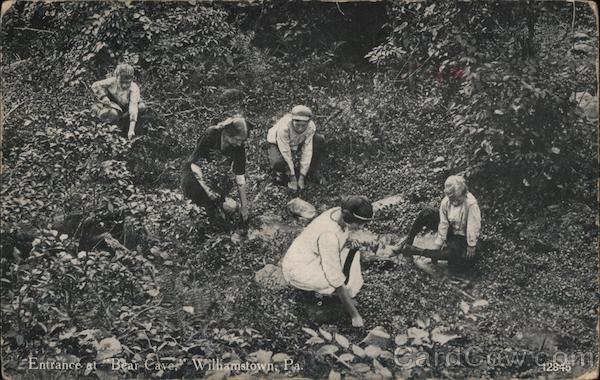 Entrance at Bear Cave Williamstown Pennsylvania